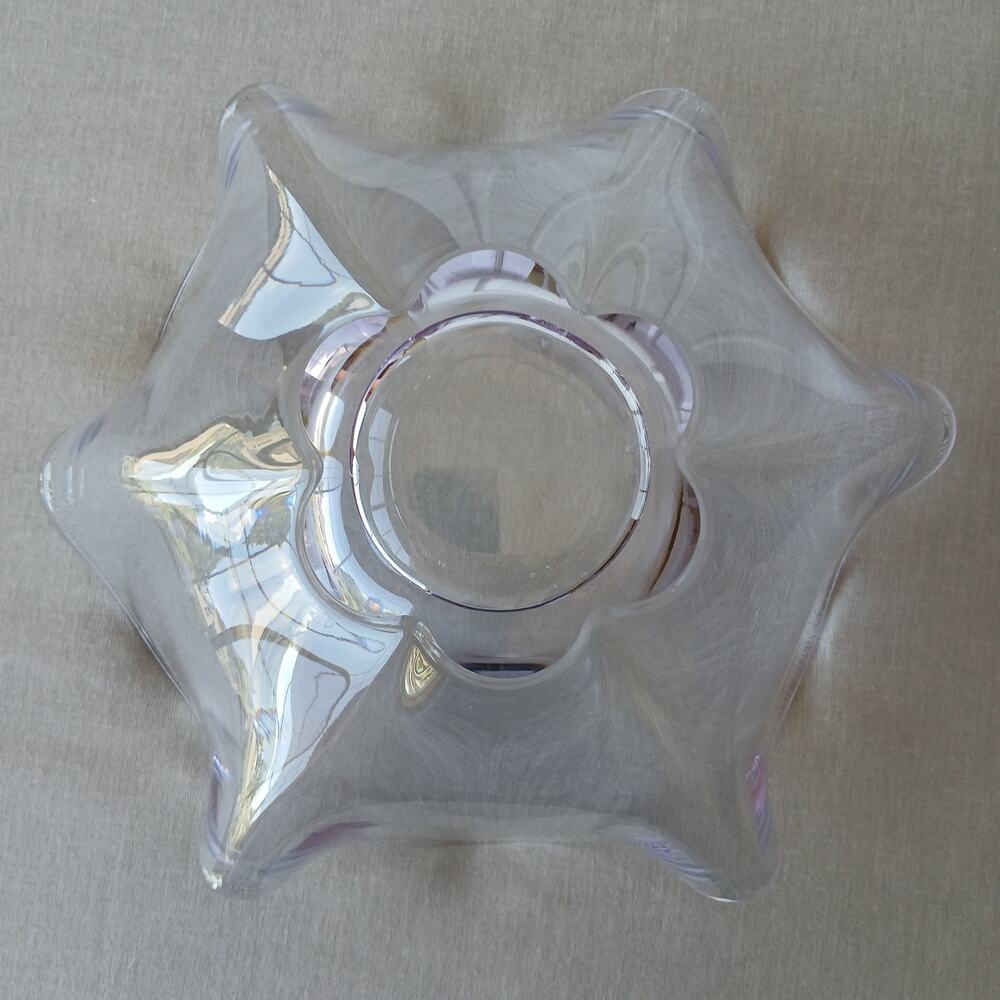 Tiffin Duncan Miller Canterbury Twilight Dawn Alexandrite Art Glass Bowl 9" VTG - Picture 3 of 9